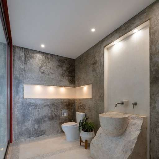 Diseño baño minimalista Yucatán